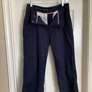 Talbots Navy Wide Crop Size 10